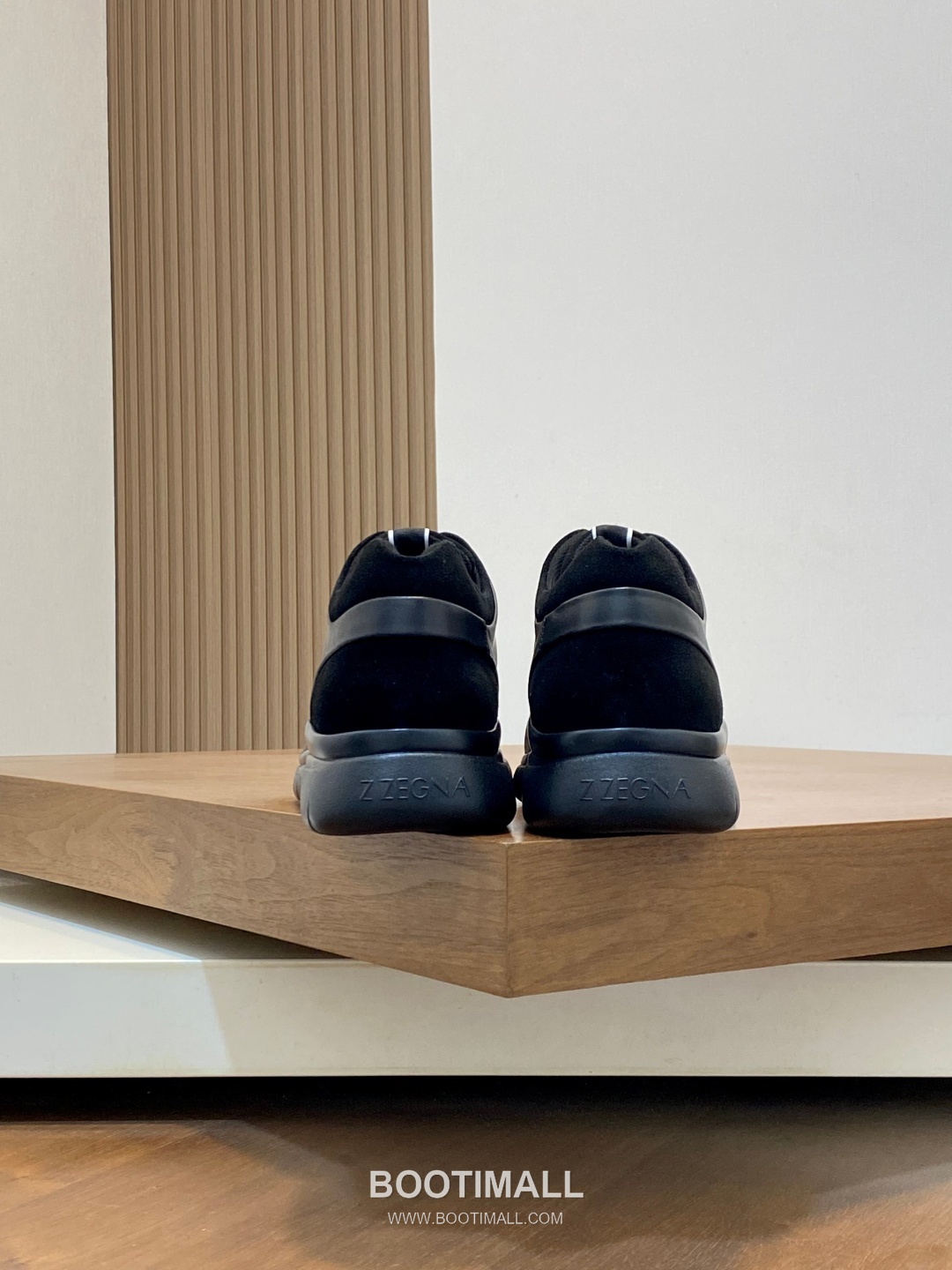 Zegna Elastic Band Low-Top Lambskin Suede Black Sneakers 제냐 엘라스틱 밴드 로우탑 램스킨 스웨이드 블랙 스니커즈 9