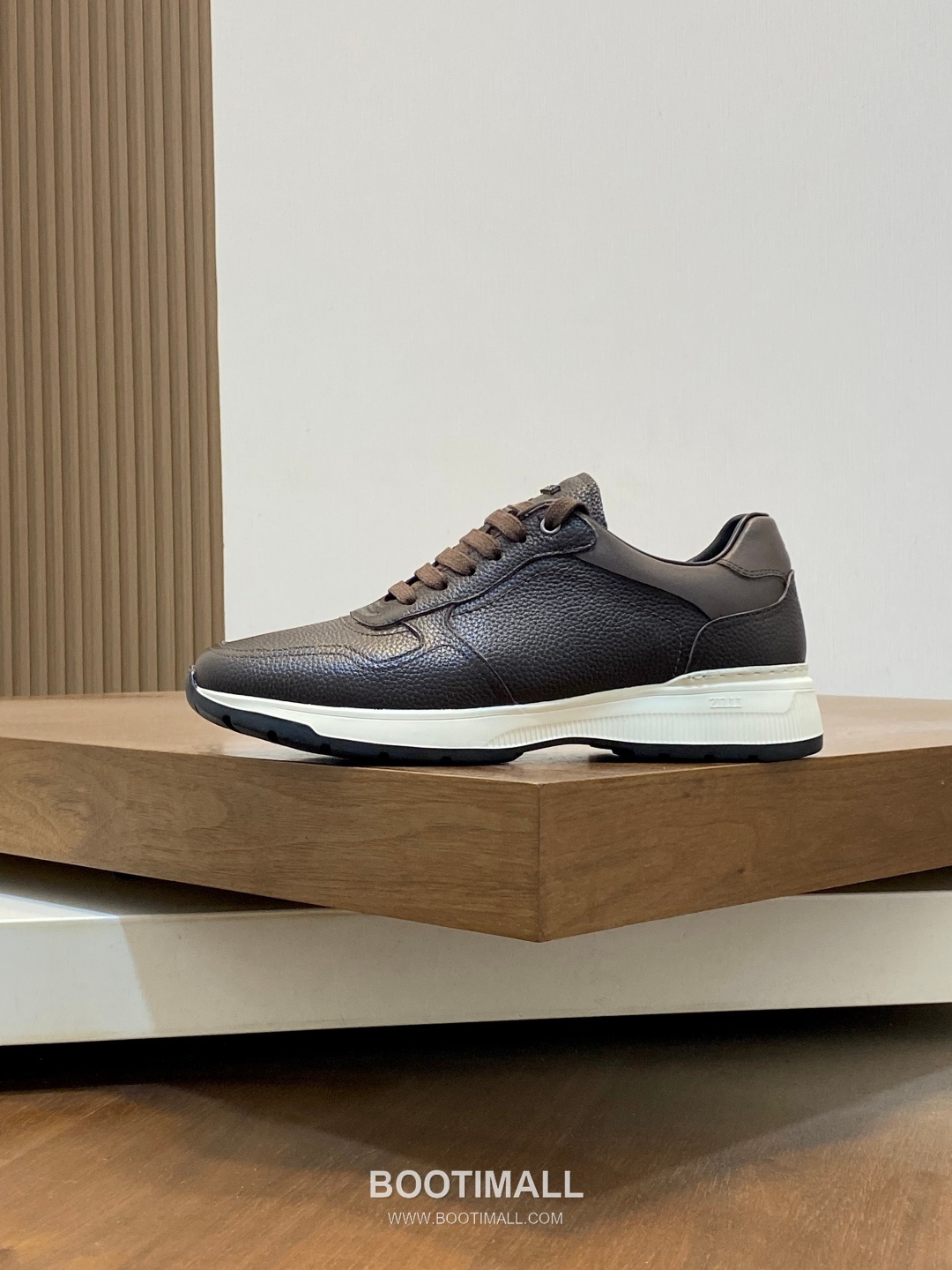 ZILLI Stitch Detail Grain Calf Leather Sneaker 질리 스티치 디테일 그레인 카프 레더 스니커즈 3