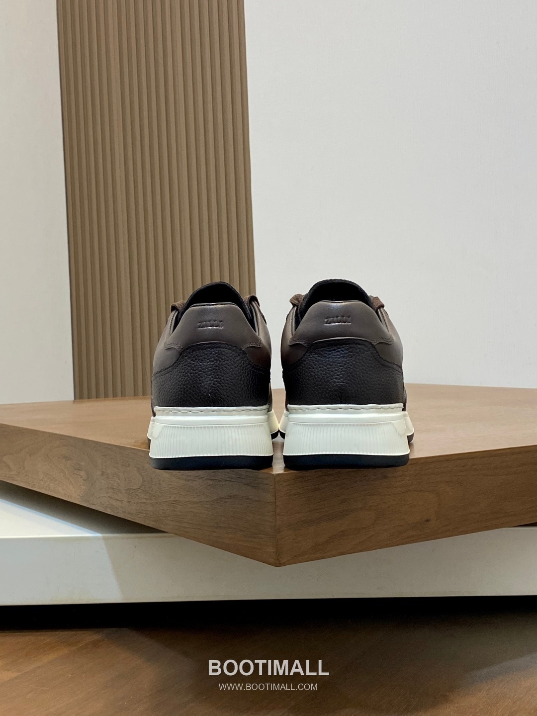 ZILLI Stitch Detail Grain Calf Leather Sneaker 질리 스티치 디테일 그레인 카프 레더 스니커즈 9