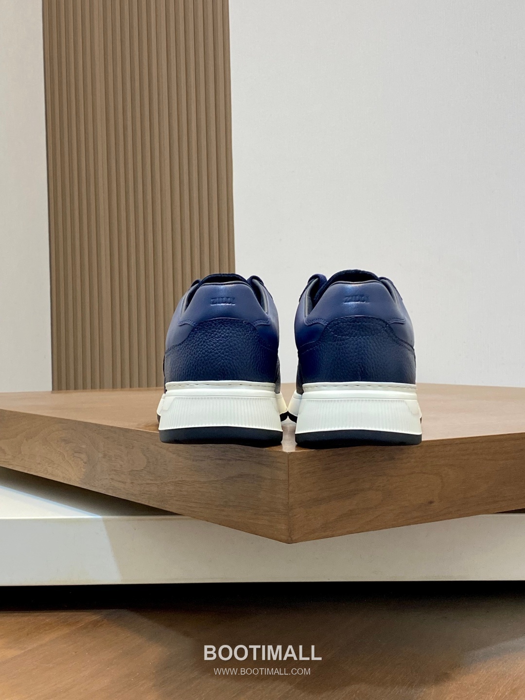 ZILLI Stitch Detail Grain Calf Leather Sneaker 질리 스티치 디테일 그레인 카프 레더 스니커즈 9