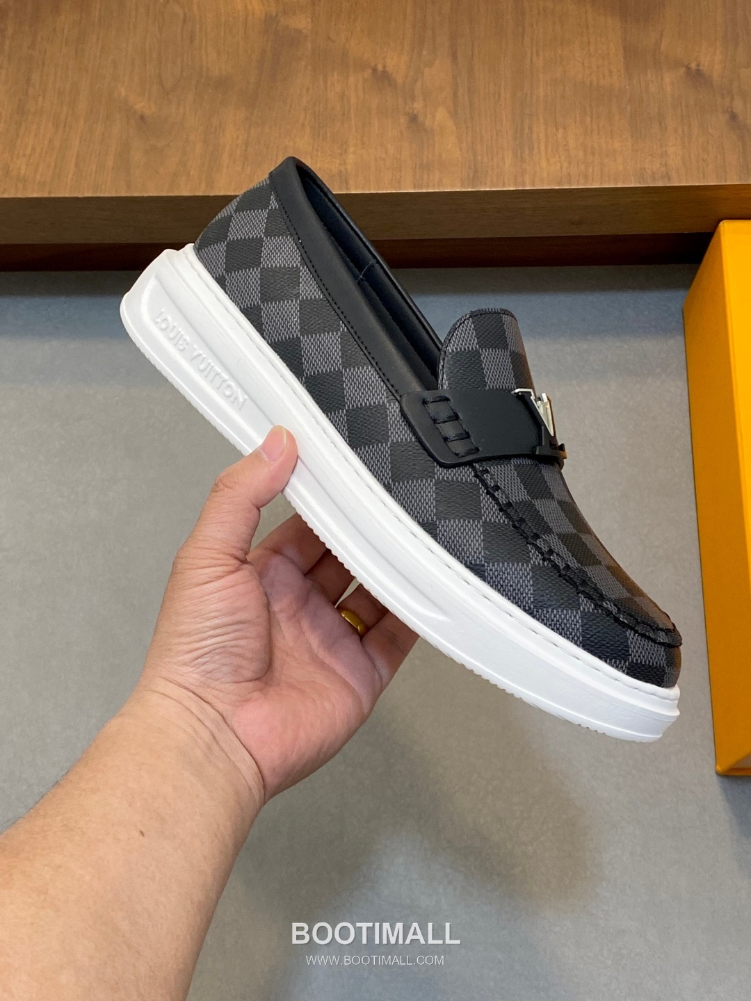 Louis Vuitton Monogram Leather Casual Derby Calfskin Leather Black Derby Shoes 루이비통 모노그램 레더 캐주얼 더비 송아지가죽 블랙 더비 슈즈 5