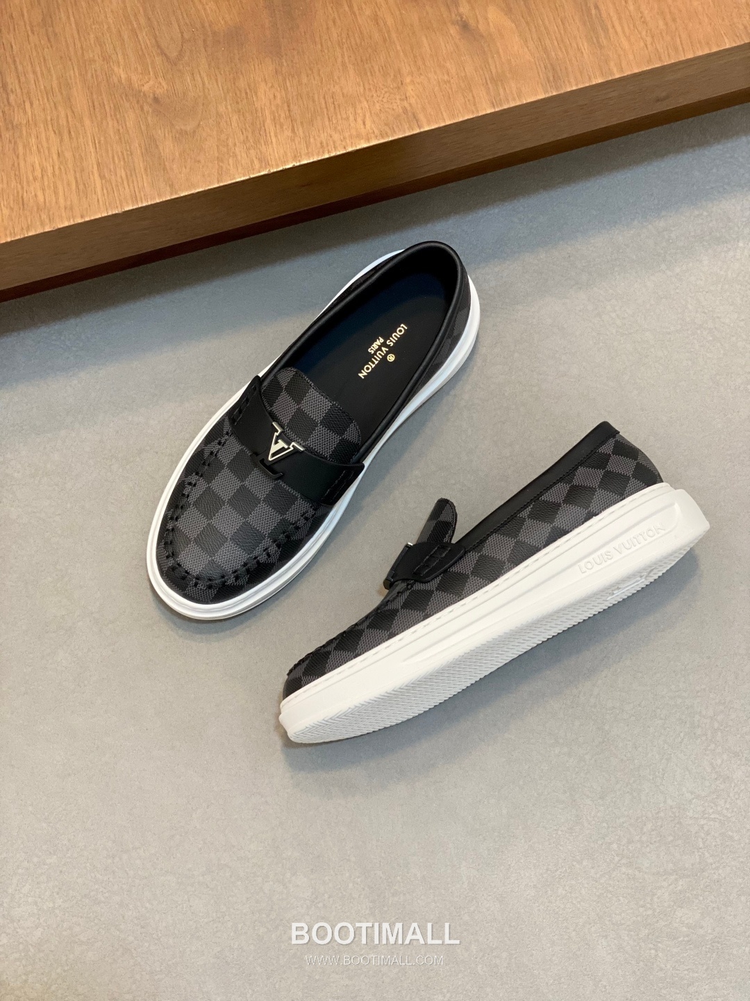 Louis Vuitton Monogram Leather Casual Derby Calfskin Leather Black Derby Shoes 루이비통 모노그램 레더 캐주얼 더비 송아지가죽 블랙 더비 슈즈 6