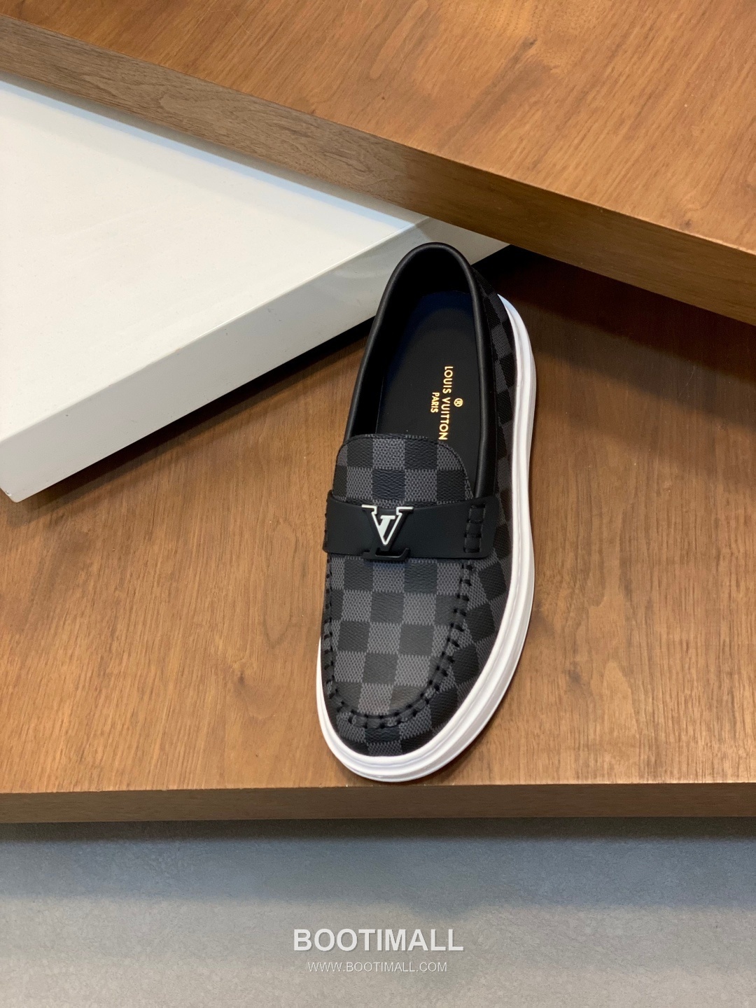 Louis Vuitton Monogram Leather Casual Derby Calfskin Leather Black Derby Shoes 루이비통 모노그램 레더 캐주얼 더비 송아지가죽 블랙 더비 슈즈 7