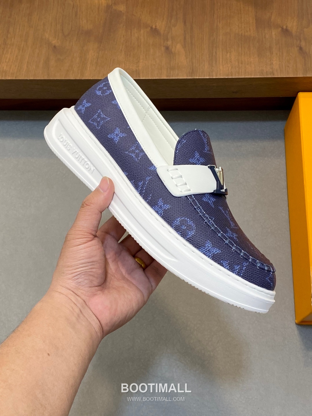 Louis Vuitton Monogram Leather Casual Derby Calfskin Leather Black Derby Shoes 루이비통 모노그램 레더 캐주얼 더비 송아지가죽 블랙 더비 슈즈 5