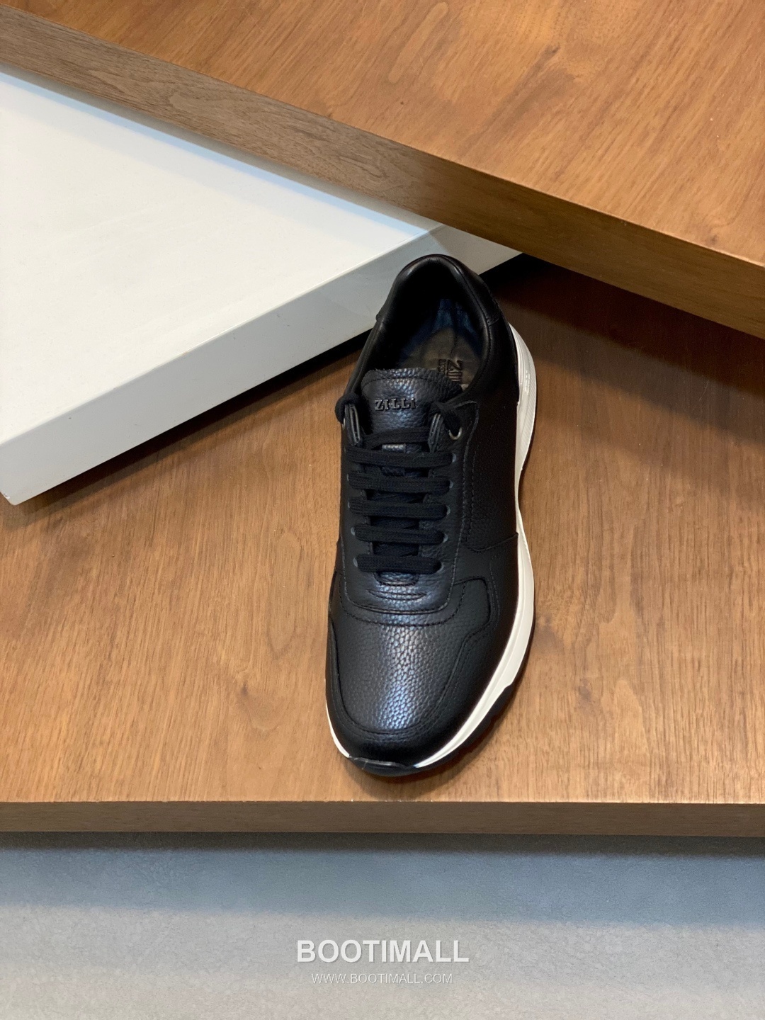 ZILLI Stitch Detail Grain Calf Leather Sneaker 질리 스티치 디테일 그레인 카프 레더 스니커즈 7