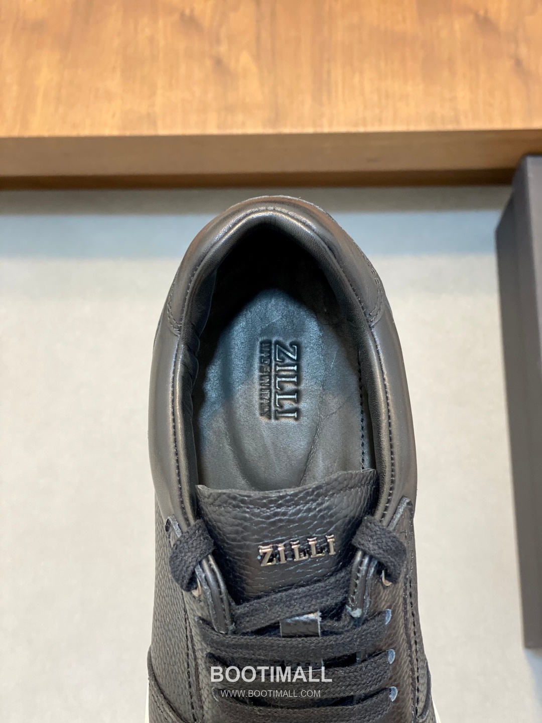 ZILLI Stitch Detail Grain Calf Leather Sneaker 질리 스티치 디테일 그레인 카프 레더 스니커즈 8