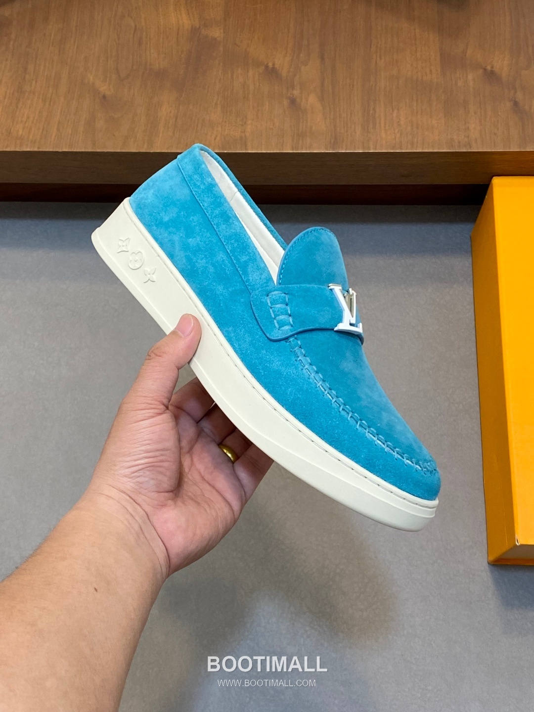 Louis Vuitton Monogram Suede Casual Loafer Calfskin Suede Purple 루이비통 모노그램 스웨이드 캐주얼 로퍼 송아지 스웨이드 퍼플 5