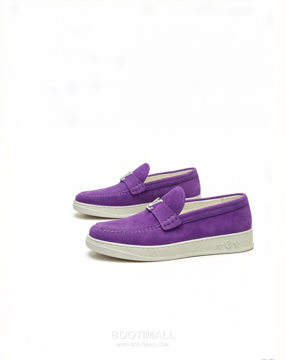 Louis Vuitton Monogram Suede Casual Loafer Calfskin Suede Purple 루이비통 모노그램 스웨이드 캐주얼 로퍼 송아지 스웨이드 퍼플 1