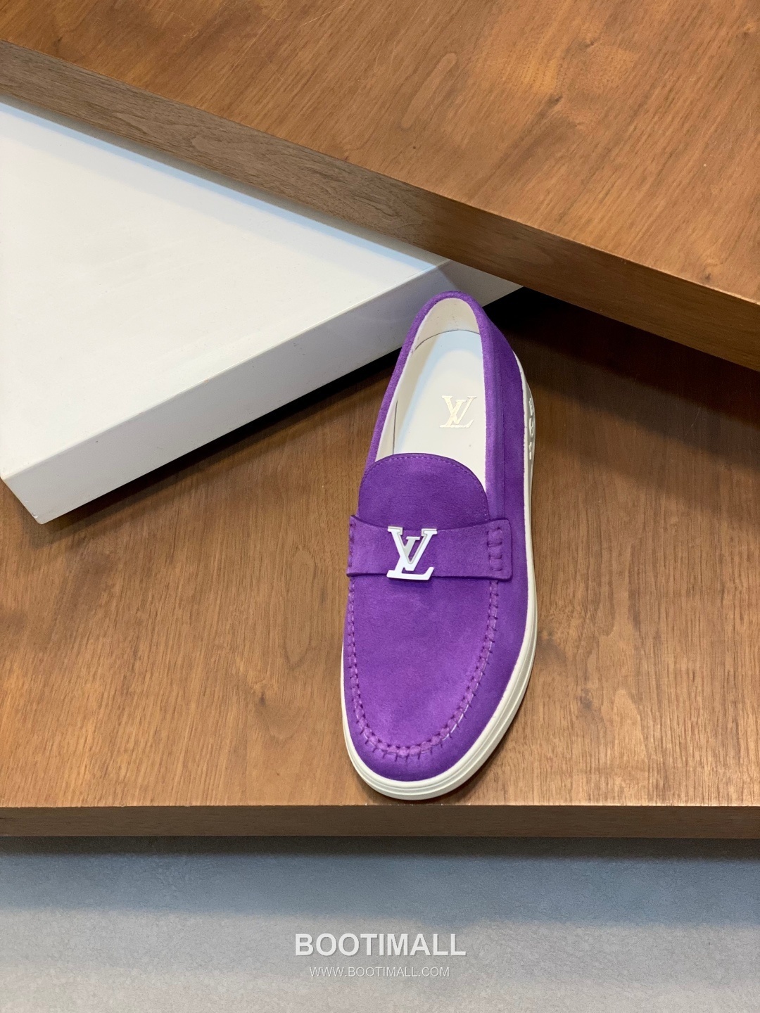 Louis Vuitton Monogram Suede Casual Loafer Calfskin Suede Purple 루이비통 모노그램 스웨이드 캐주얼 로퍼 송아지 스웨이드 퍼플 7