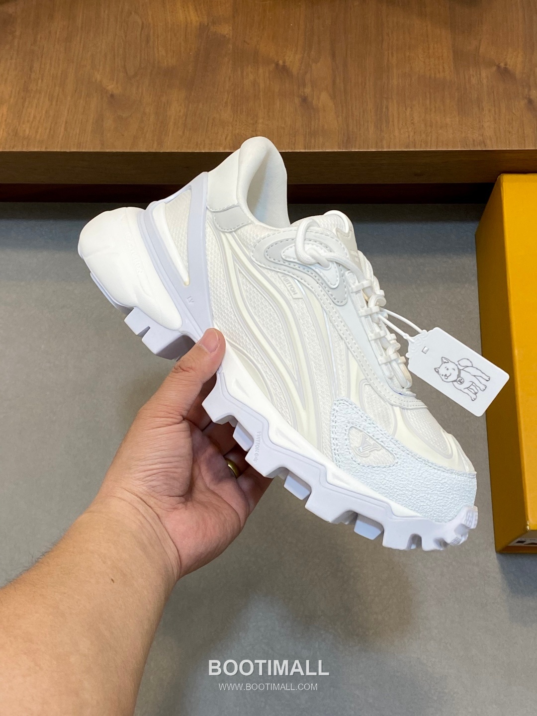 Louis Vuitton Nappa Mesh Trail Sneaker Nappa Calfskin Mesh Canvas Grey Sneakers 루이비통 나파 메쉬 트레일 스니커즈 나파 송아지 가죽 메쉬 캔버스 그레이 5