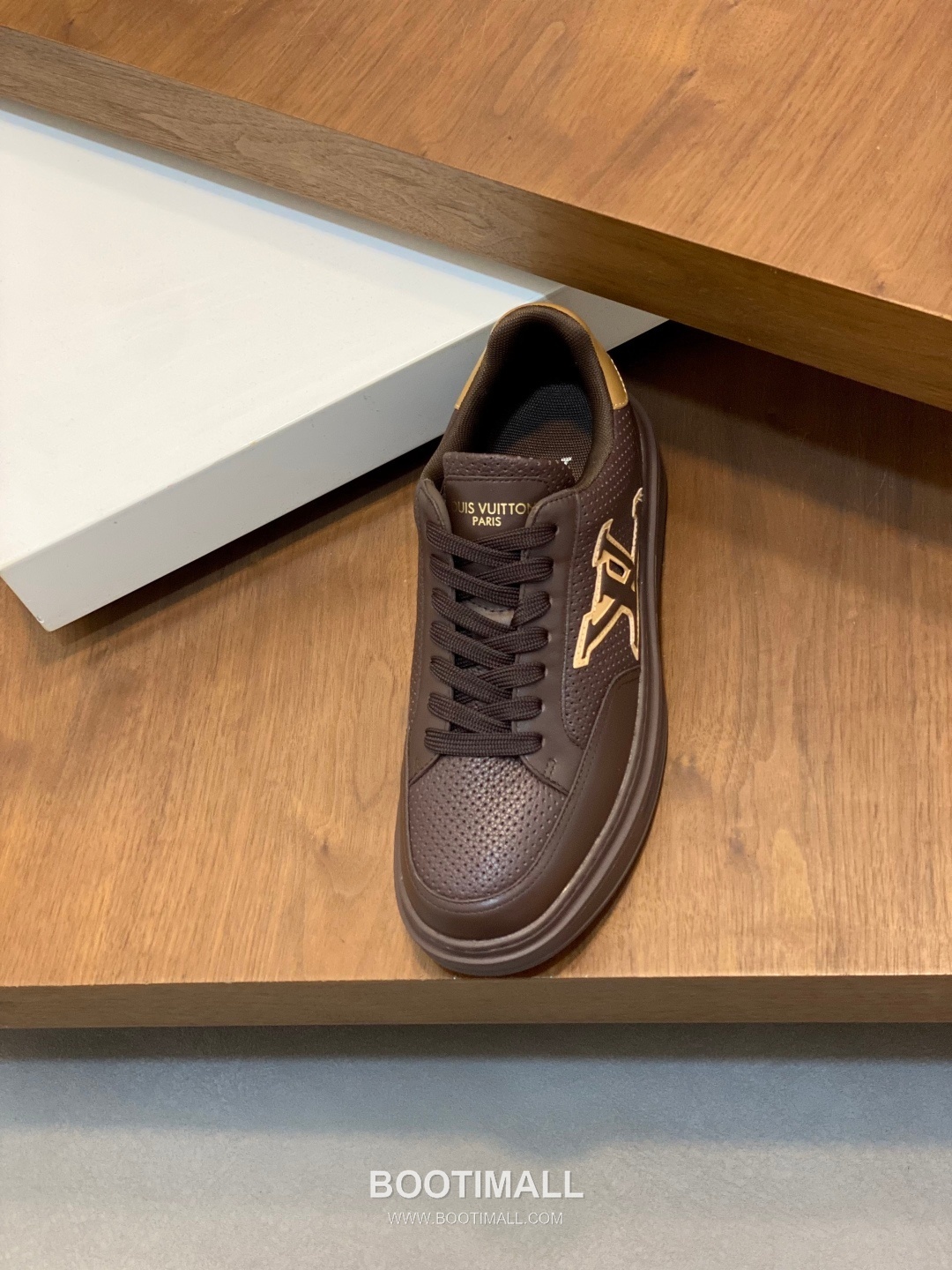 Louis Vuitton Monogram Perforated Low Sneaker Calfskin Leather Green Sneakers 루이비통 모노그램 펀칭 로우 스니커즈 송아지가죽 그린 7