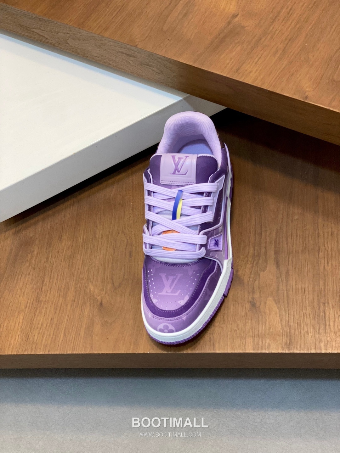 Louis Vuitton LV Trainer Monogram Low Sneaker Calfskin Leather Orange Sneakers 루이비통 LV 트레이너 모노그램 로우 스니커즈 송아지가죽 오렌지 7