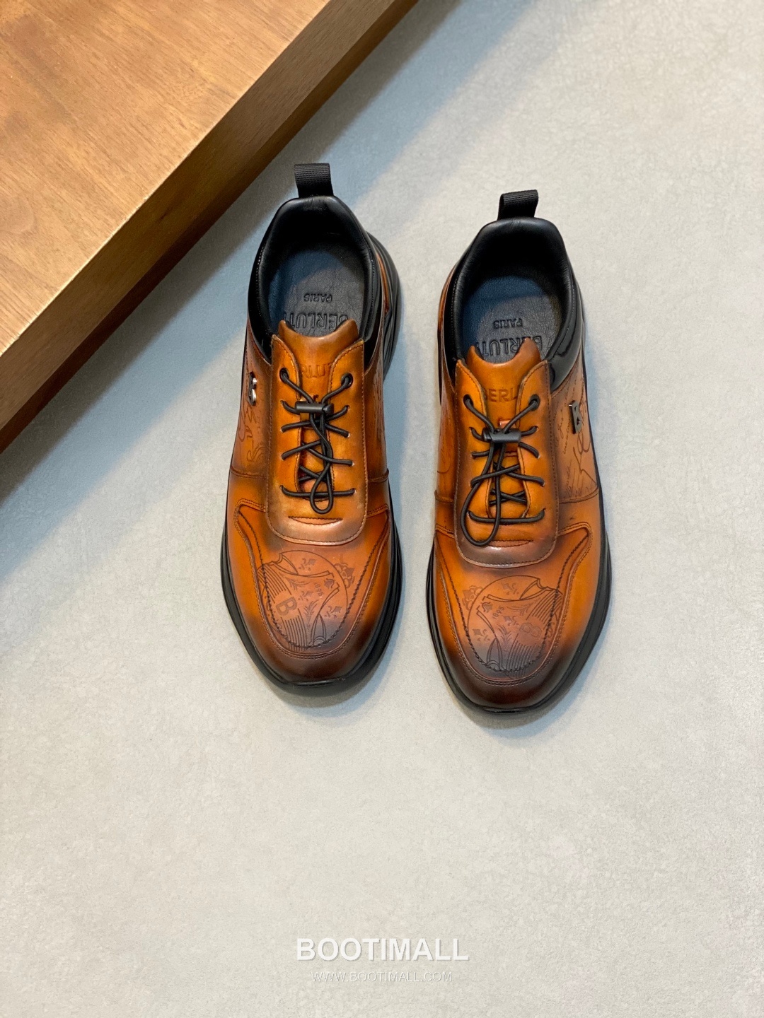 Berluti Patina High Top Sneaker Boot Patina Calf Leather Brown Sneakers 벨루티 남성 파티나 하이탑 스니커 부츠 파티나 송아지가죽 브라운 스니커즈 2