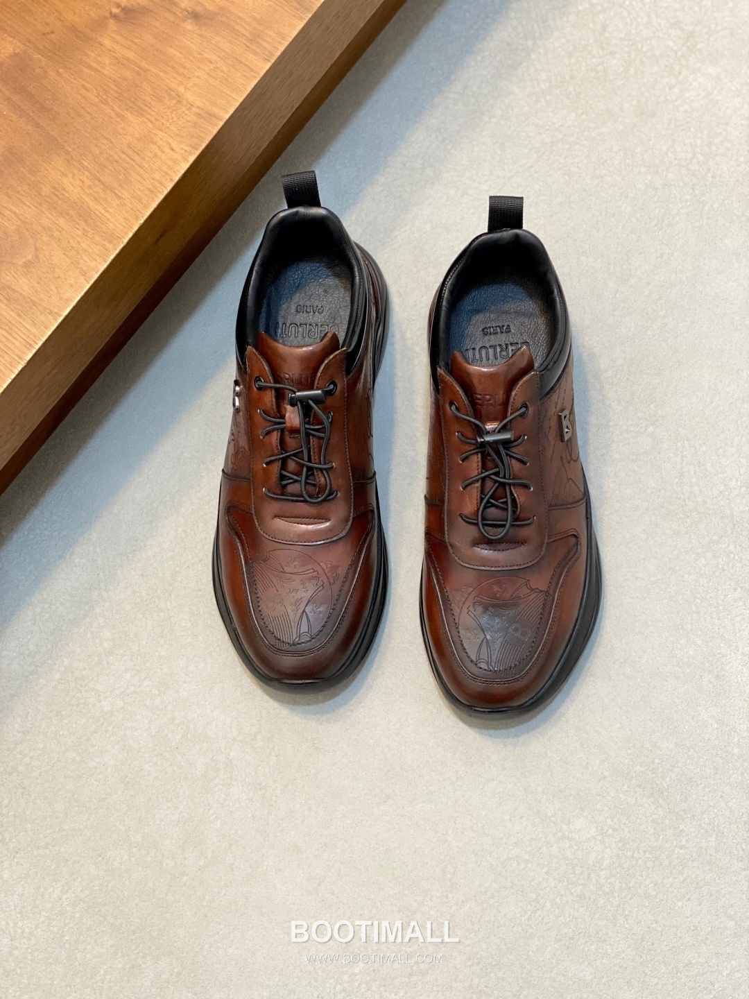 Berluti Patina High Top Sneaker Boot Patina Calf Leather Brown Sneakers 벨루티 남성 파티나 하이탑 스니커 부츠 파티나 송아지가죽 브라운 스니커즈 2