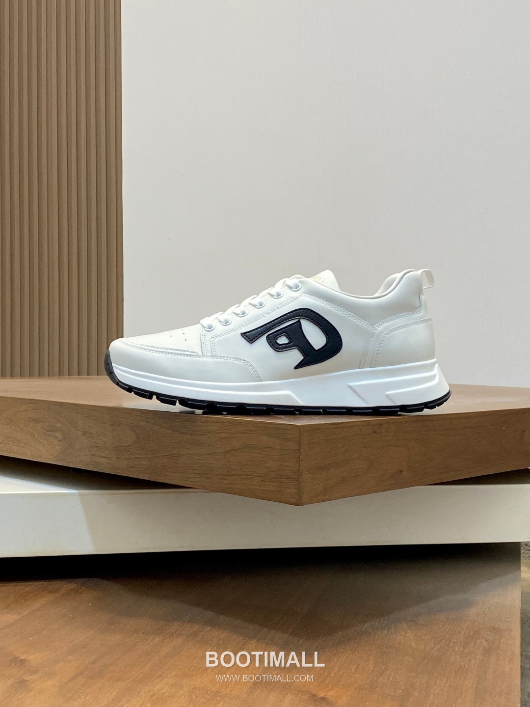 Prada Geometric Panel Runner Calfskin Mesh Khaki Sneakers 프라다 지오메트릭 패널 러너 송아지가죽 메쉬 카키 스니커즈 3