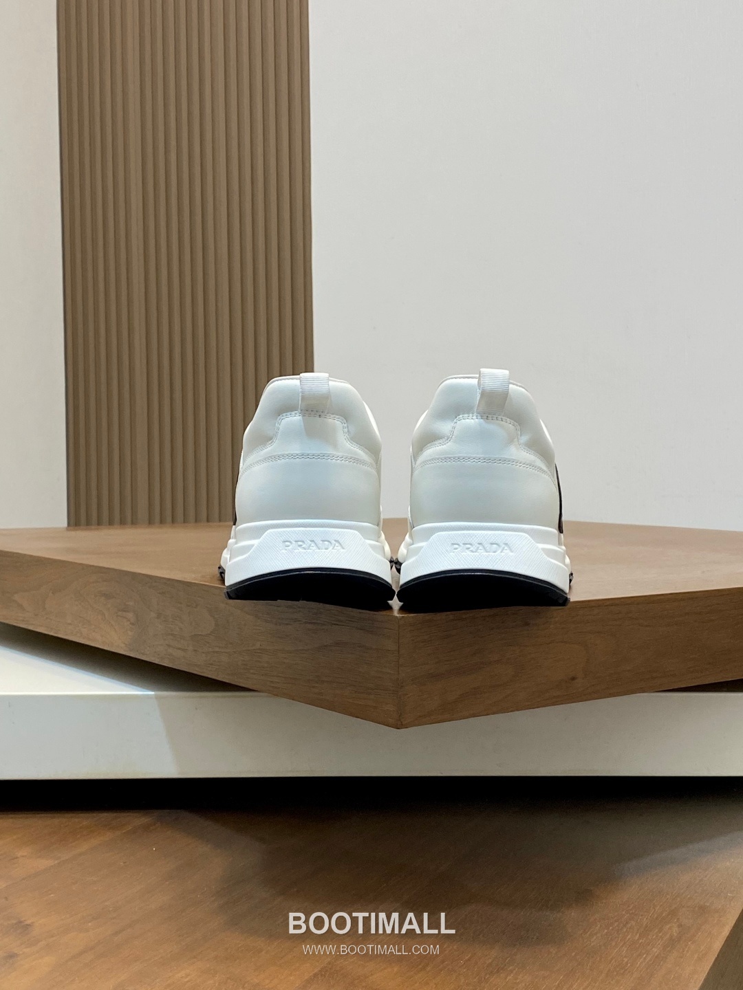 Prada Geometric Panel Runner Calfskin Mesh Khaki Sneakers 프라다 지오메트릭 패널 러너 송아지가죽 메쉬 카키 스니커즈 9