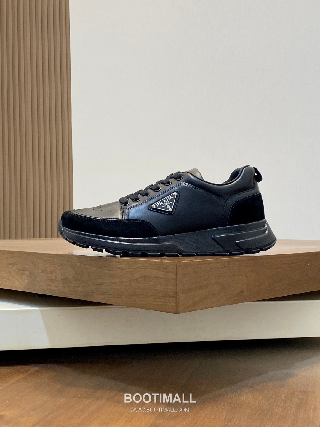 Prada Geometric Panel Runner Calfskin Mesh Khaki Sneakers 프라다 지오메트릭 패널 러너 송아지가죽 메쉬 카키 스니커즈 3