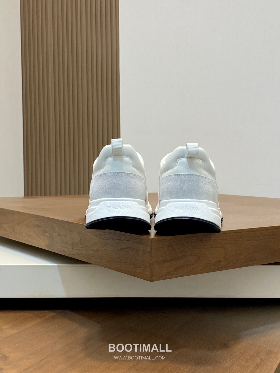 Prada Geometric Panel Runner Calfskin Mesh Khaki Sneakers 프라다 지오메트릭 패널 러너 송아지가죽 메쉬 카키 스니커즈 9