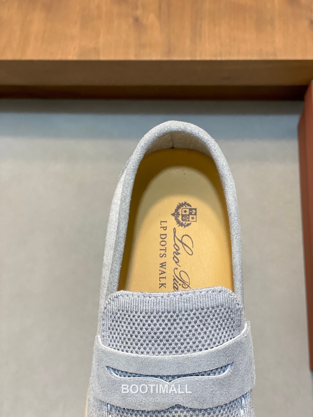 Loro Piana Wish Wool Knit Moccasin Wish Wool Blend Suede Light Grey Loafers 로로피아나 위시 울 니트 모카신 위시 울 블렌드 스웨이드 라이트 그레이 로퍼 8