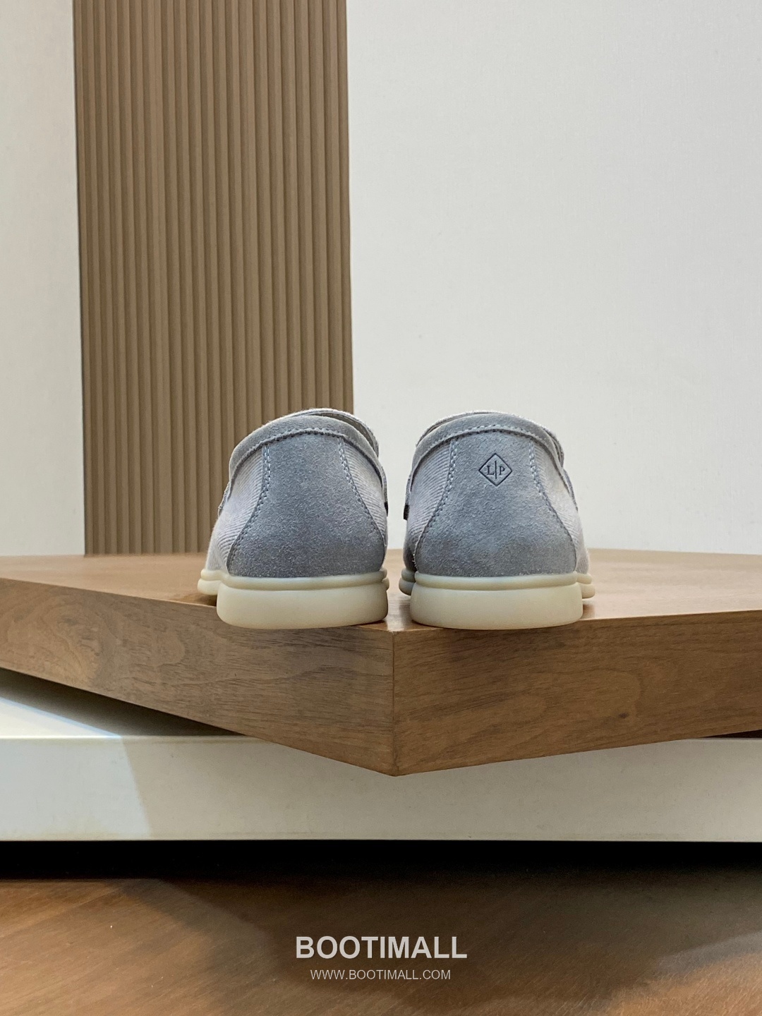 Loro Piana Wish Wool Knit Moccasin Wish Wool Blend Suede Light Grey Loafers 로로피아나 위시 울 니트 모카신 위시 울 블렌드 스웨이드 라이트 그레이 로퍼 9