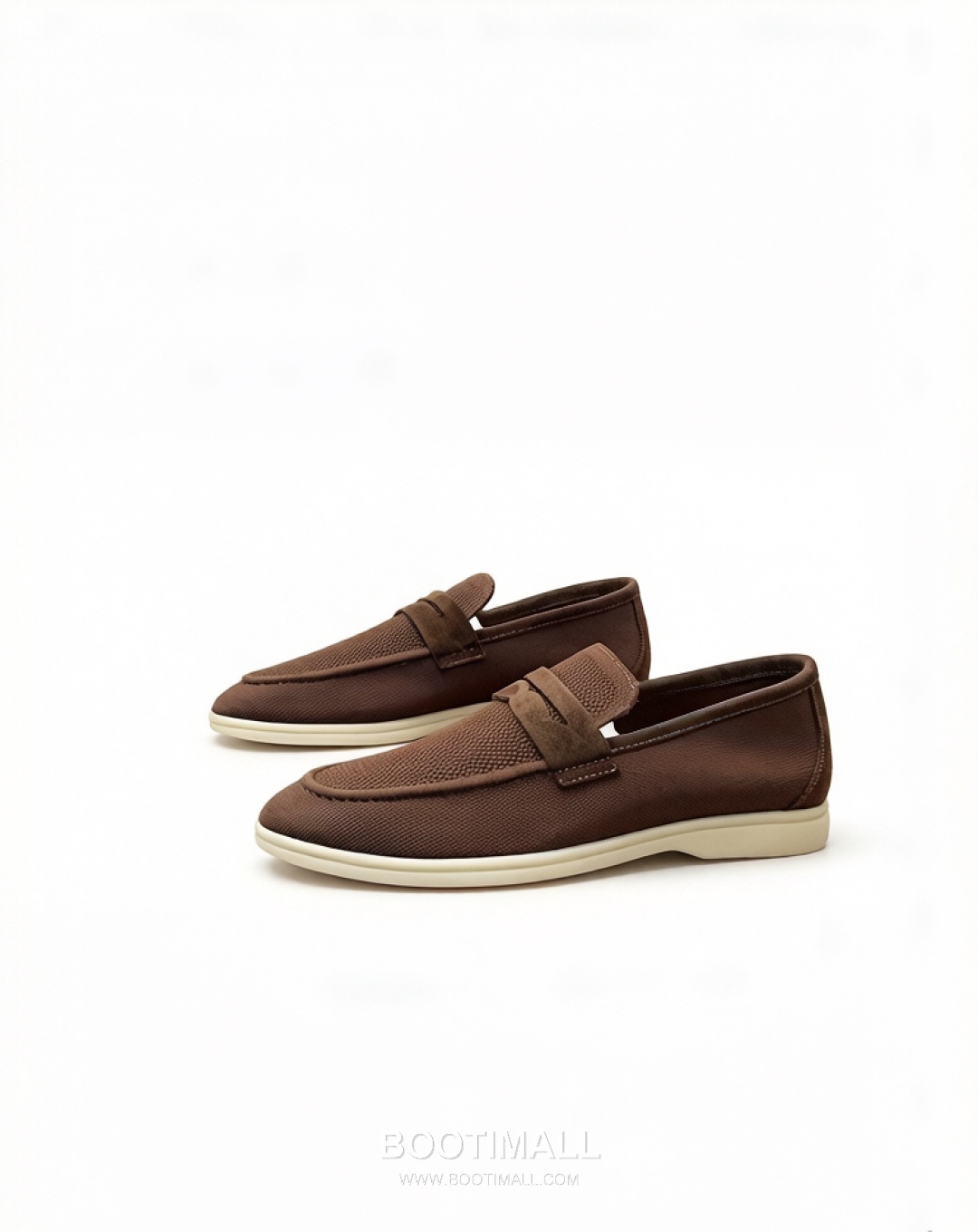 Loro Piana Wish Wool Knit Moccasin Wish Wool Blend Suede Light Grey Loafers 로로피아나 위시 울 니트 모카신 위시 울 블렌드 스웨이드 라이트 그레이 로퍼 1