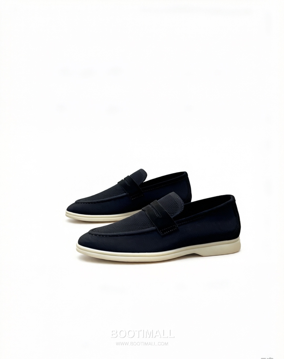 Loro Piana Wish Wool Knit Moccasin Wish Wool Blend Suede Light Grey Loafers 로로피아나 위시 울 니트 모카신 위시 울 블렌드 스웨이드 라이트 그레이 로퍼 1