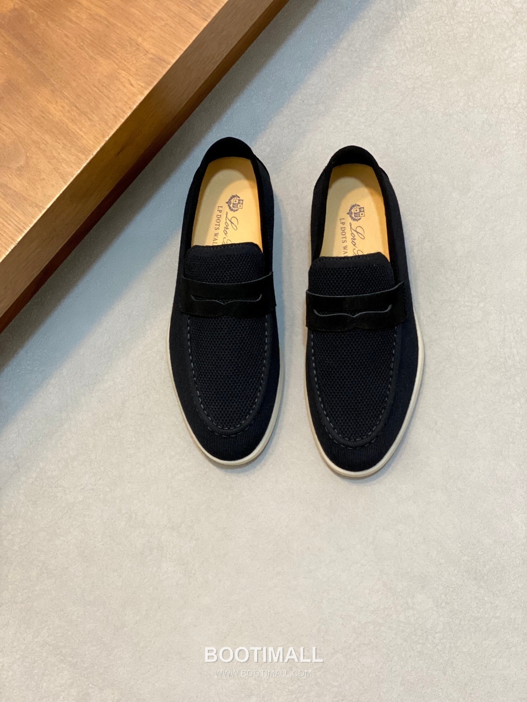 Loro Piana Wish Wool Knit Moccasin Wish Wool Blend Suede Light Grey Loafers 로로피아나 위시 울 니트 모카신 위시 울 블렌드 스웨이드 라이트 그레이 로퍼 2