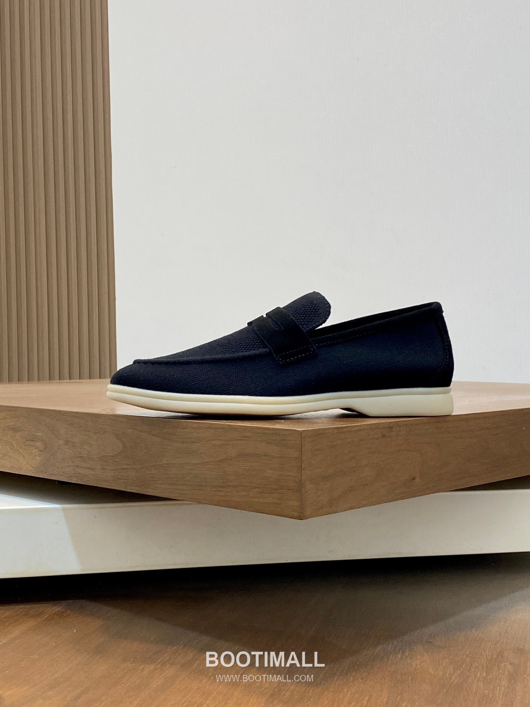 Loro Piana Wish Wool Knit Moccasin Wish Wool Blend Suede Light Grey Loafers 로로피아나 위시 울 니트 모카신 위시 울 블렌드 스웨이드 라이트 그레이 로퍼 3