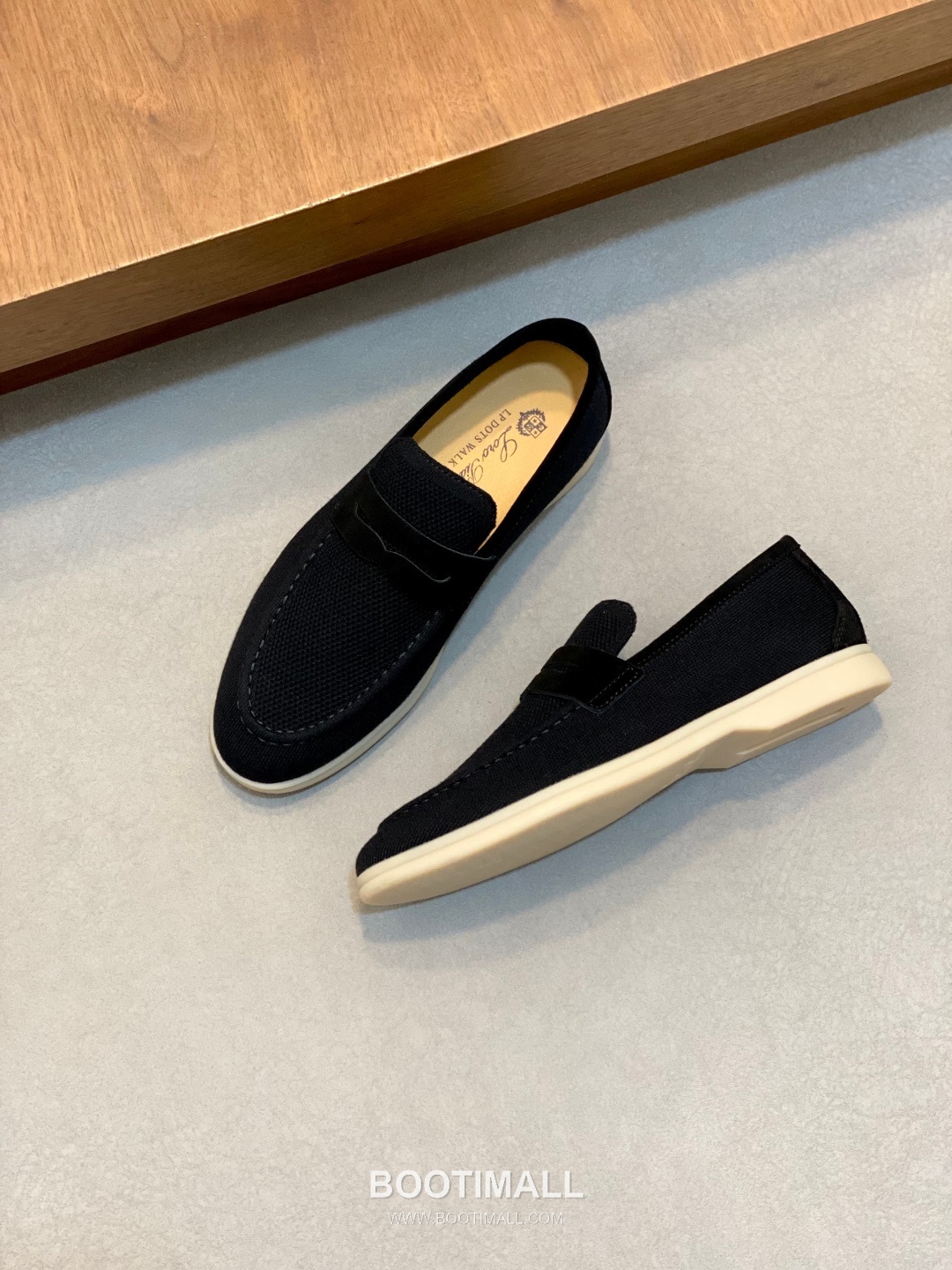 Loro Piana Wish Wool Knit Moccasin Wish Wool Blend Suede Light Grey Loafers 로로피아나 위시 울 니트 모카신 위시 울 블렌드 스웨이드 라이트 그레이 로퍼 6