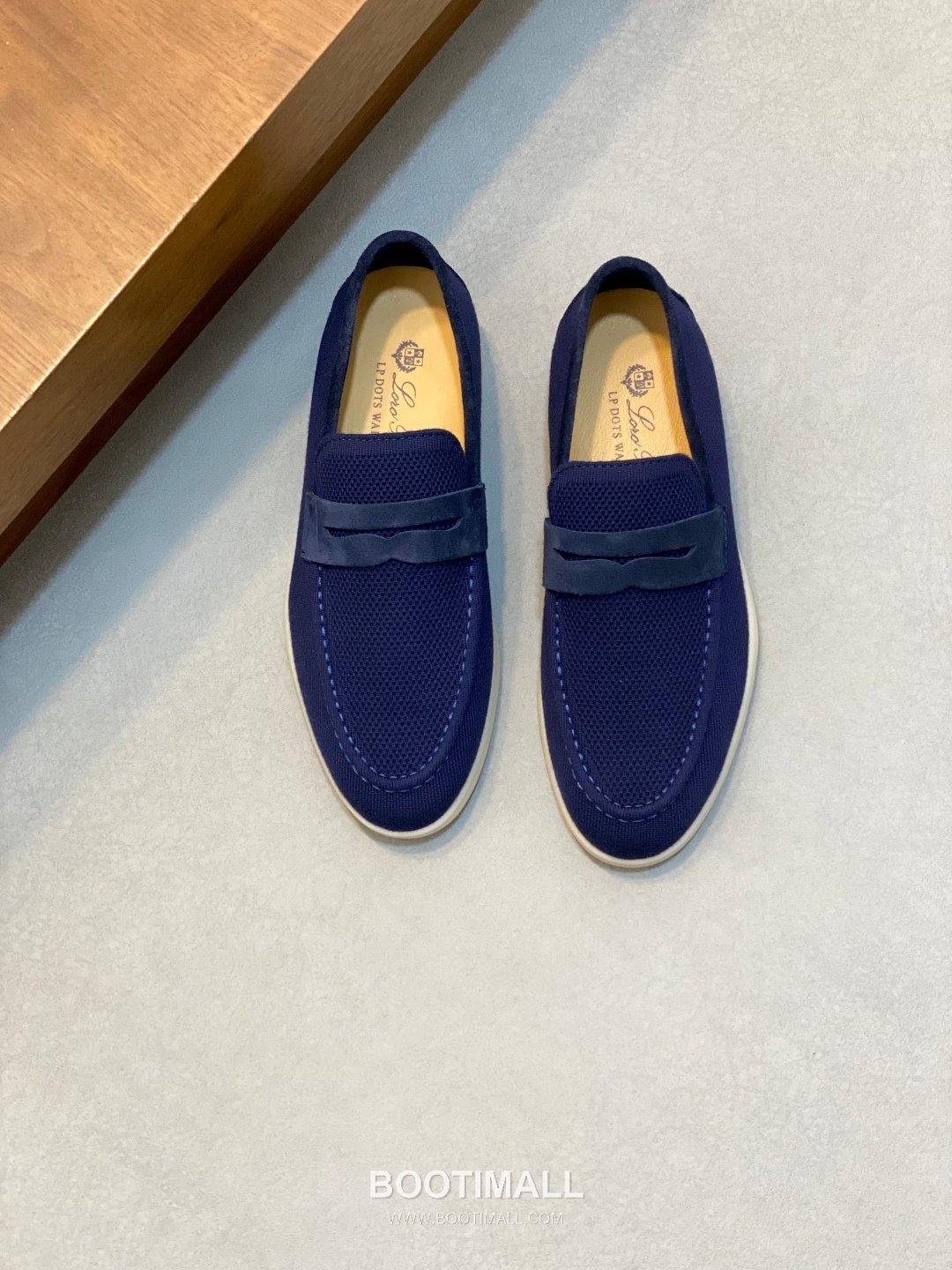 Loro Piana Wish Wool Knit Moccasin Wish Wool Blend Suede Light Grey Loafers 로로피아나 위시 울 니트 모카신 위시 울 블렌드 스웨이드 라이트 그레이 로퍼 2