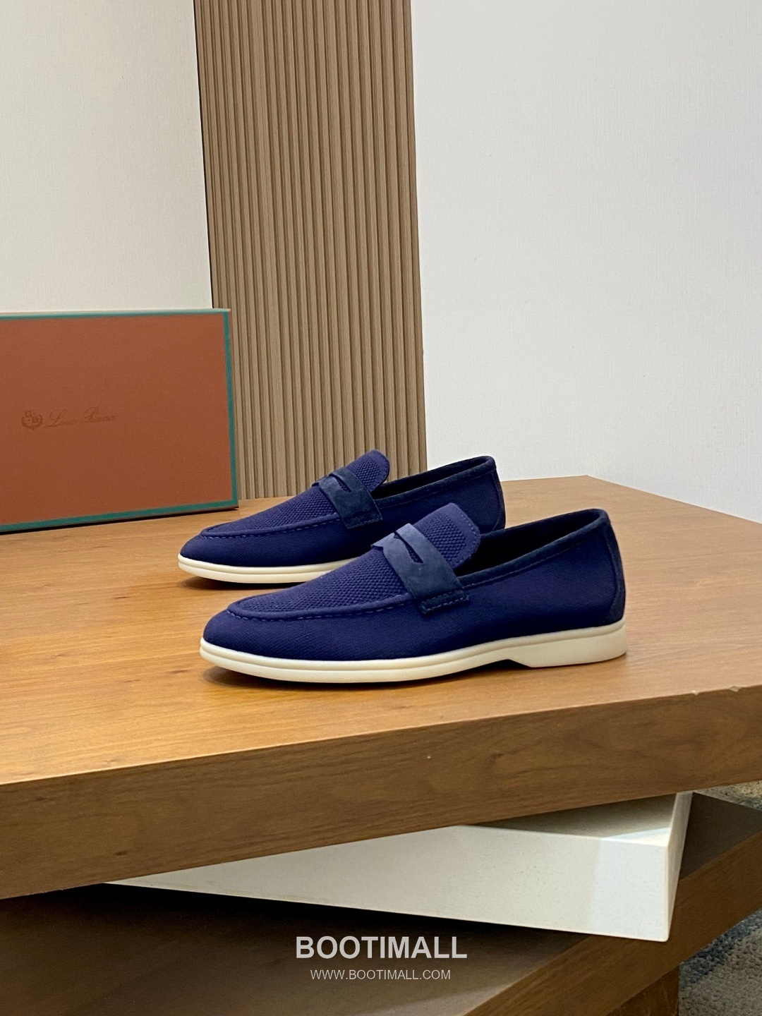 Loro Piana Wish Wool Knit Moccasin Wish Wool Blend Suede Light Grey Loafers 로로피아나 위시 울 니트 모카신 위시 울 블렌드 스웨이드 라이트 그레이 로퍼 4