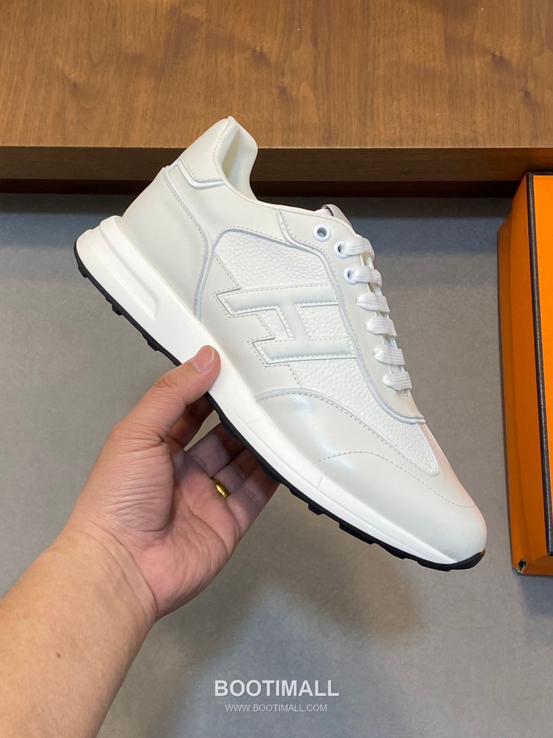 Hermes Suede Mesh Trainer Suede Leather Mesh Beige Sneakers 에르메스 스웨이드 메쉬 트레이너 스웨이드 레더 메쉬 베이지 스니커즈 4