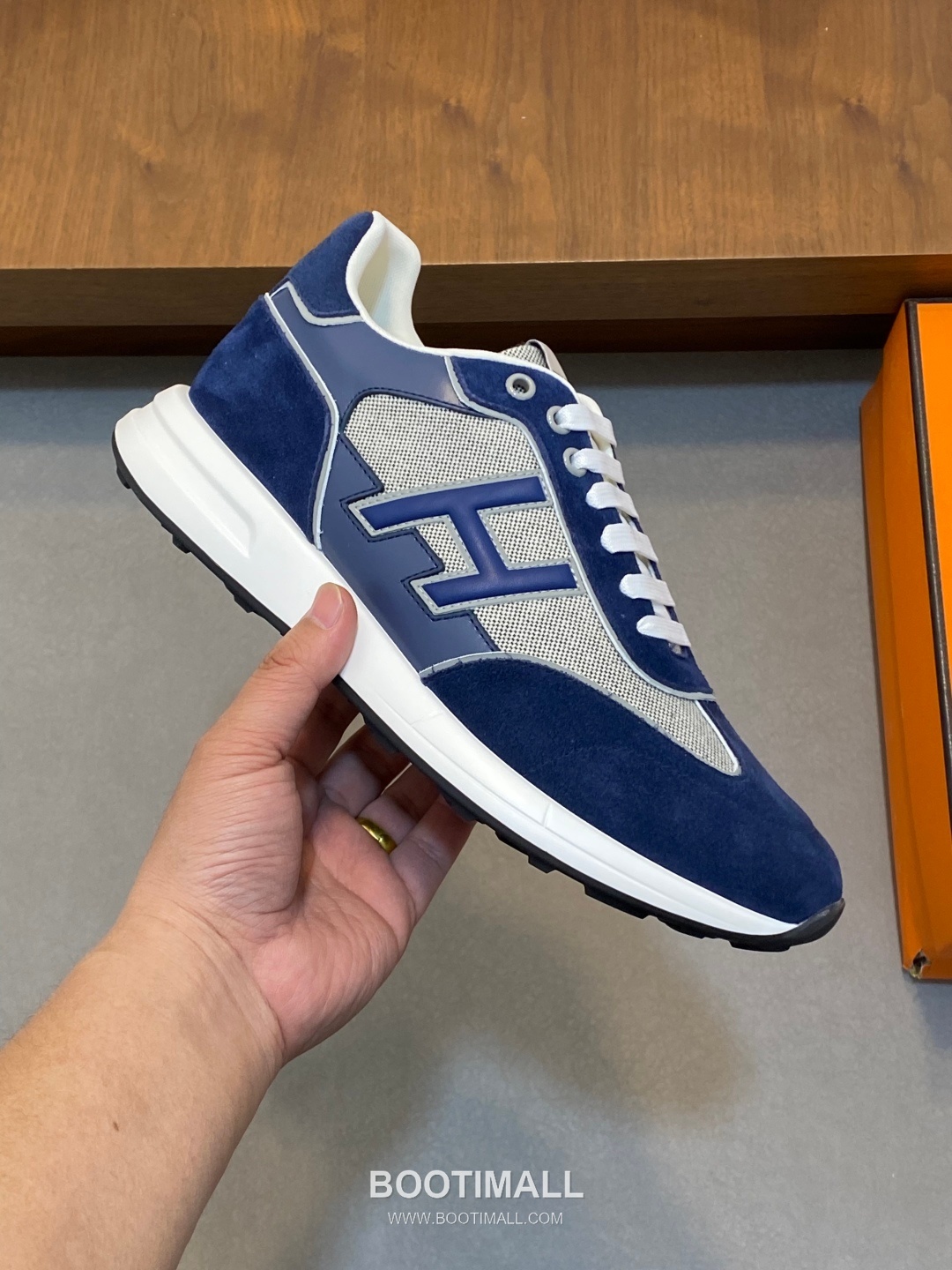 Hermes Suede Mesh Trainer Suede Leather Mesh Beige Sneakers 에르메스 스웨이드 메쉬 트레이너 스웨이드 레더 메쉬 베이지 스니커즈 4