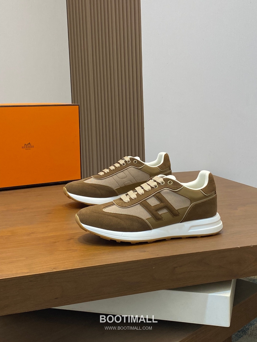 Hermes Suede Mesh Trainer Suede Leather Mesh Beige Sneakers 에르메스 스웨이드 메쉬 트레이너 스웨이드 레더 메쉬 베이지 스니커즈 3