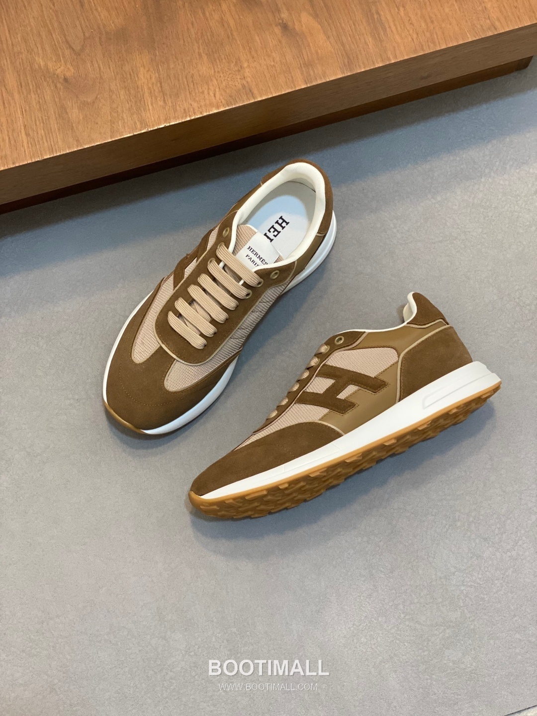 Hermes Suede Mesh Trainer Suede Leather Mesh Beige Sneakers 에르메스 스웨이드 메쉬 트레이너 스웨이드 레더 메쉬 베이지 스니커즈 5