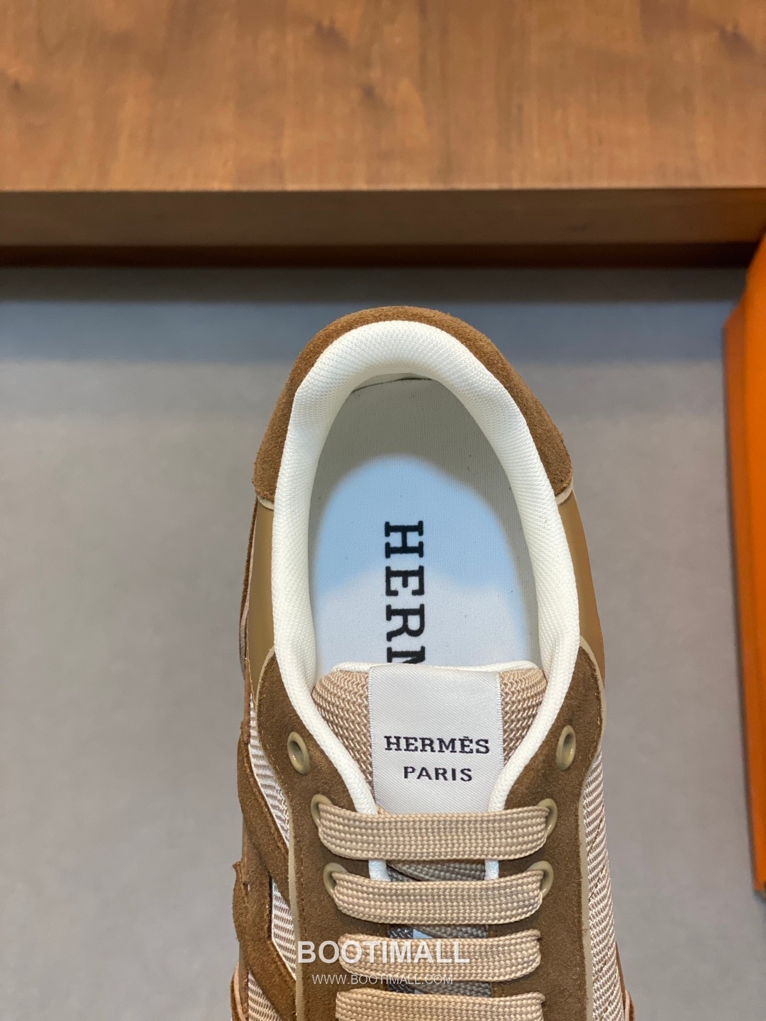 Hermes Suede Mesh Trainer Suede Leather Mesh Beige Sneakers 에르메스 스웨이드 메쉬 트레이너 스웨이드 레더 메쉬 베이지 스니커즈 7