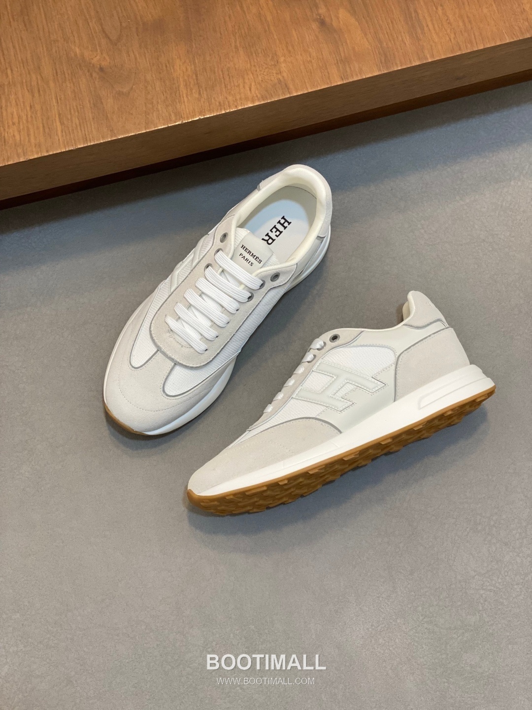 Hermes Suede Mesh Trainer Suede Leather Mesh Beige Sneakers 에르메스 스웨이드 메쉬 트레이너 스웨이드 레더 메쉬 베이지 스니커즈 5