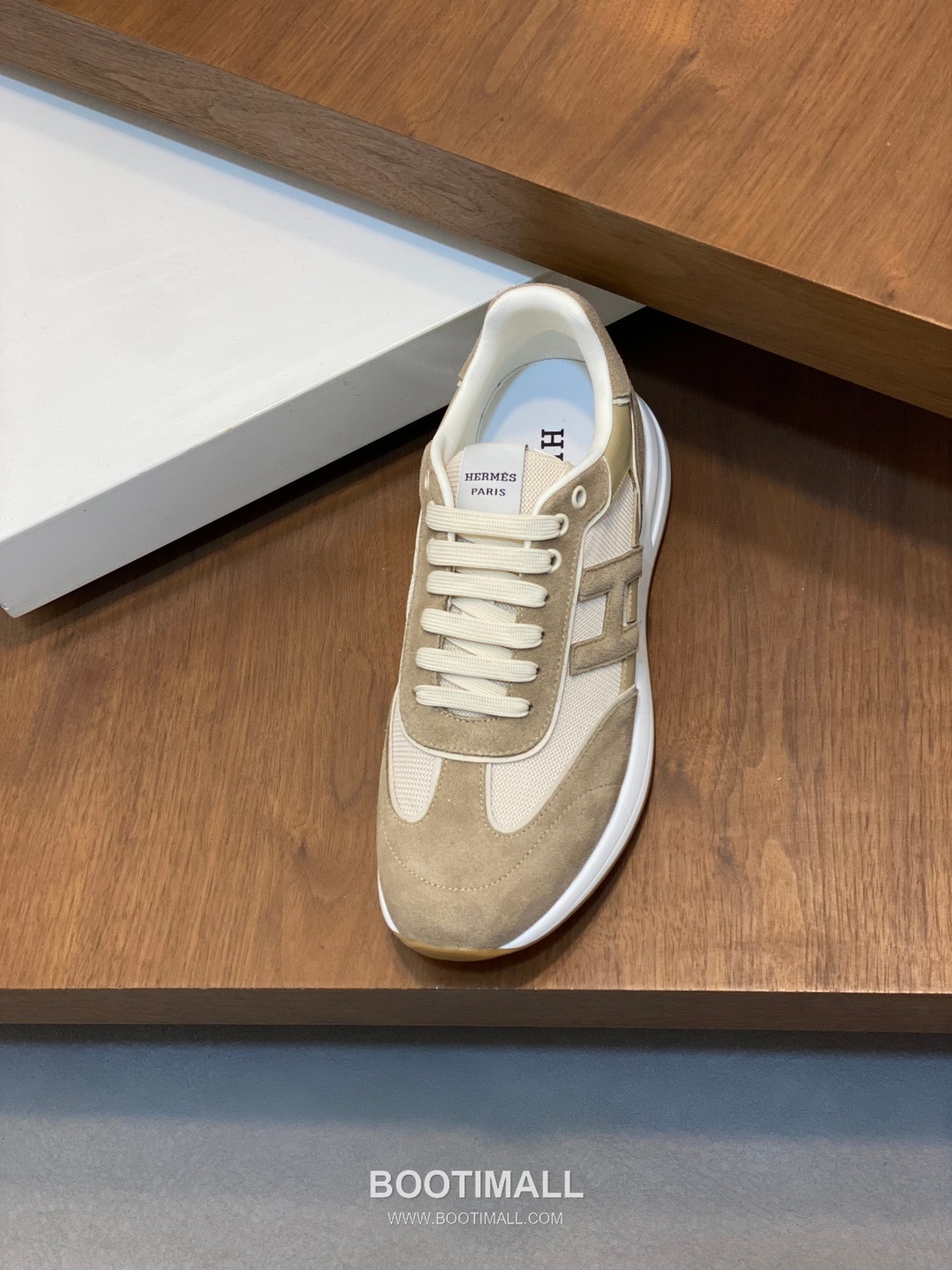 Hermes Suede Mesh Trainer Suede Leather Mesh Beige Sneakers 에르메스 스웨이드 메쉬 트레이너 스웨이드 레더 메쉬 베이지 스니커즈 6