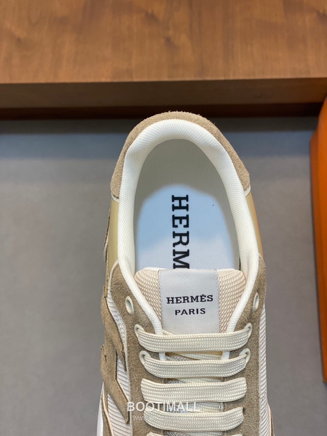 Hermes Suede Mesh Trainer Suede Leather Mesh Beige Sneakers 에르메스 스웨이드 메쉬 트레이너 스웨이드 레더 메쉬 베이지 스니커즈 7