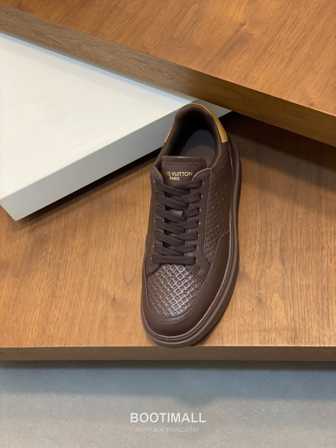 Louis Vuitton Monogram Perforated Low Sneaker Calfskin Leather Green Sneakers 루이비통 모노그램 펀칭 로우 스니커즈 송아지가죽 그린 -4 6