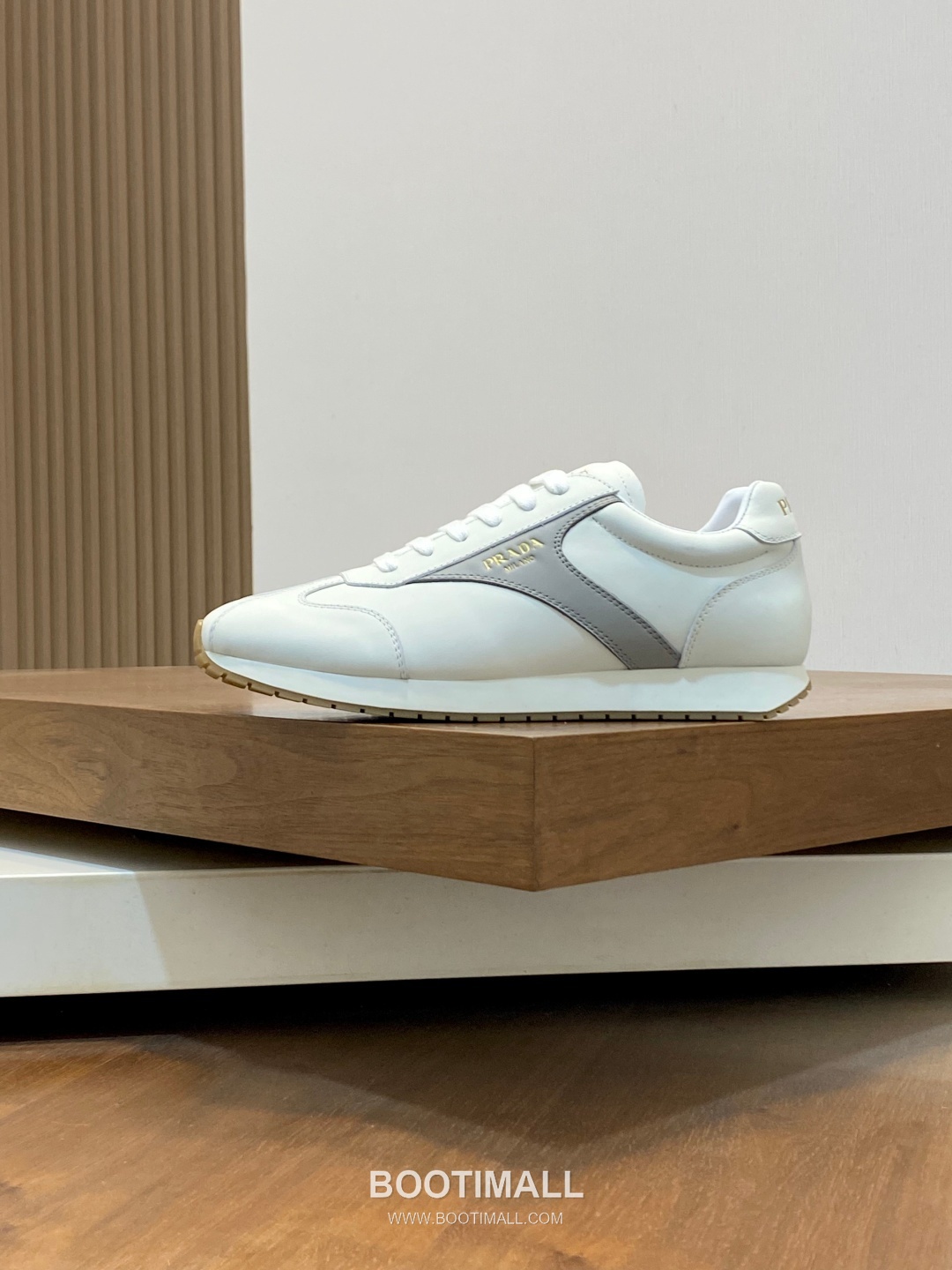 Prada Geometric Stitch Low Sneaker Calf Leather Nylon Black Sneakers 프라다 지오메트릭 스티치 로우 스니커즈 소가죽 나일론 블랙 2