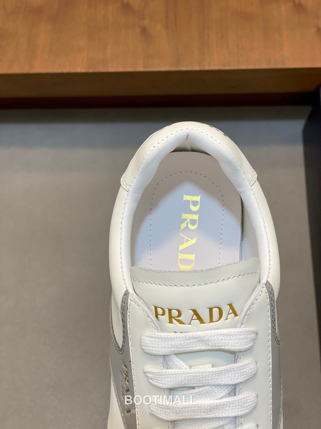 Prada Geometric Stitch Low Sneaker Calf Leather Nylon Black Sneakers 프라다 지오메트릭 스티치 로우 스니커즈 소가죽 나일론 블랙 7
