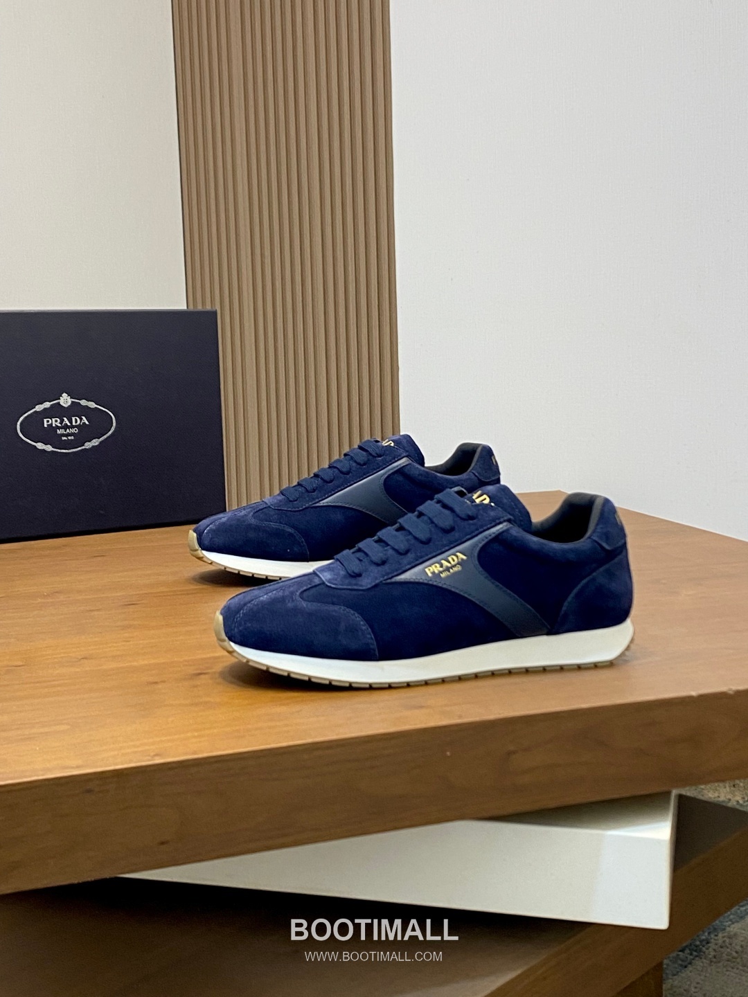 Prada Geometric Stitch Low Sneaker Calf Leather Nylon Black Sneakers 프라다 지오메트릭 스티치 로우 스니커즈 소가죽 나일론 블랙 3