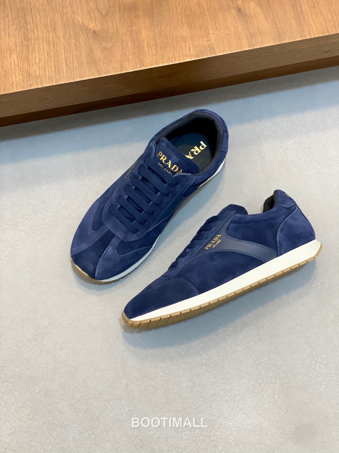 Prada Geometric Stitch Low Sneaker Calf Leather Nylon Black Sneakers 프라다 지오메트릭 스티치 로우 스니커즈 소가죽 나일론 블랙 5