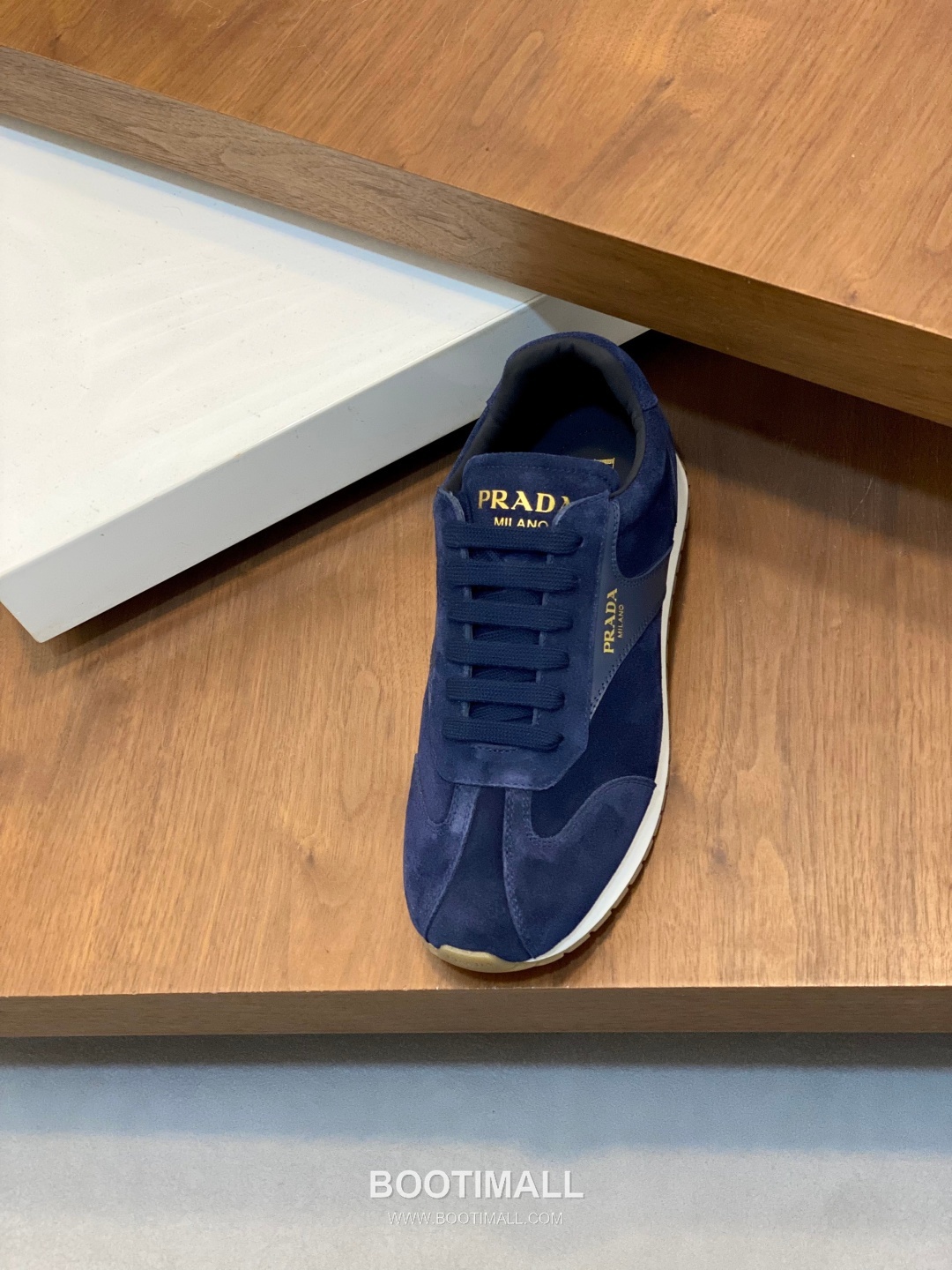 Prada Geometric Stitch Low Sneaker Calf Leather Nylon Black Sneakers 프라다 지오메트릭 스티치 로우 스니커즈 소가죽 나일론 블랙 6