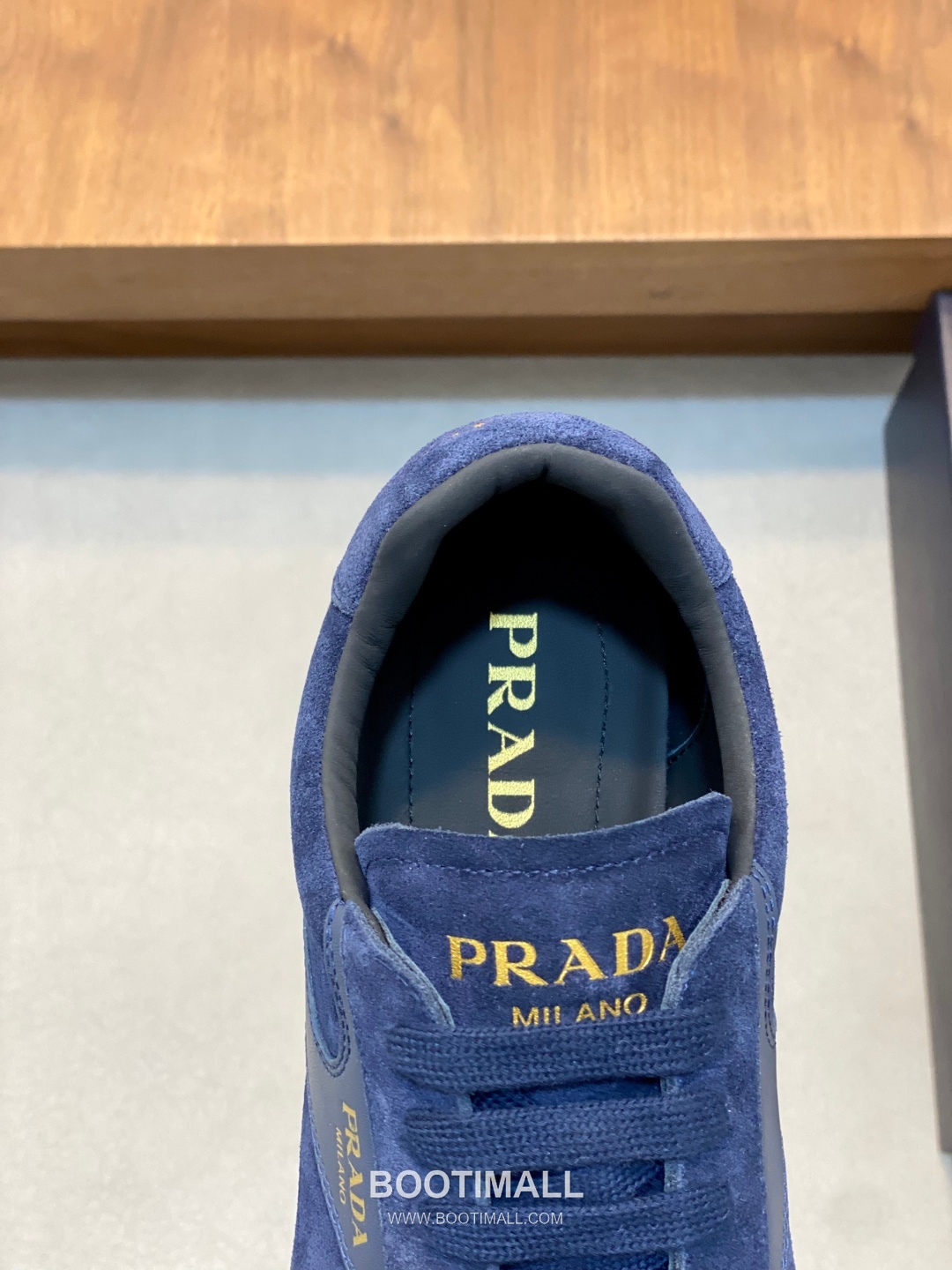 Prada Geometric Stitch Low Sneaker Calf Leather Nylon Black Sneakers 프라다 지오메트릭 스티치 로우 스니커즈 소가죽 나일론 블랙 7