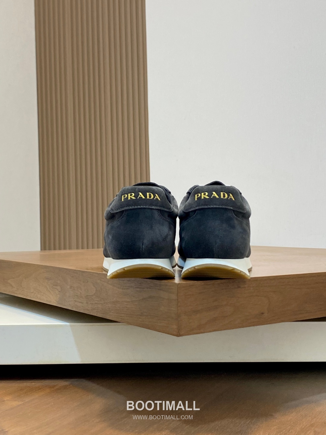 Prada Geometric Stitch Low Sneaker Calf Leather Nylon Black Sneakers 프라다 지오메트릭 스티치 로우 스니커즈 소가죽 나일론 블랙 8