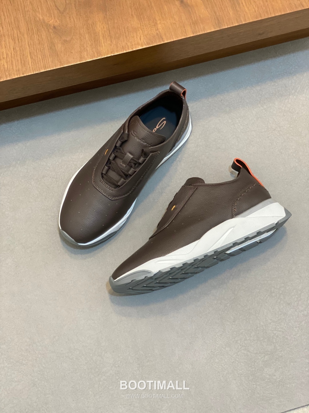 Santoni Calf Leather Low Top Sneaker 산토니 카프 레더 로우탑 스니커즈 5