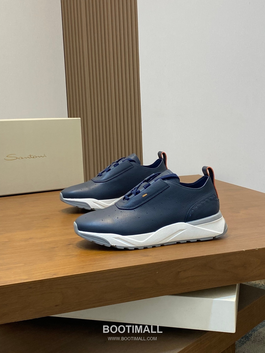 Santoni Calf Leather Low Top Sneaker 산토니 카프 레더 로우탑 스니커즈 3