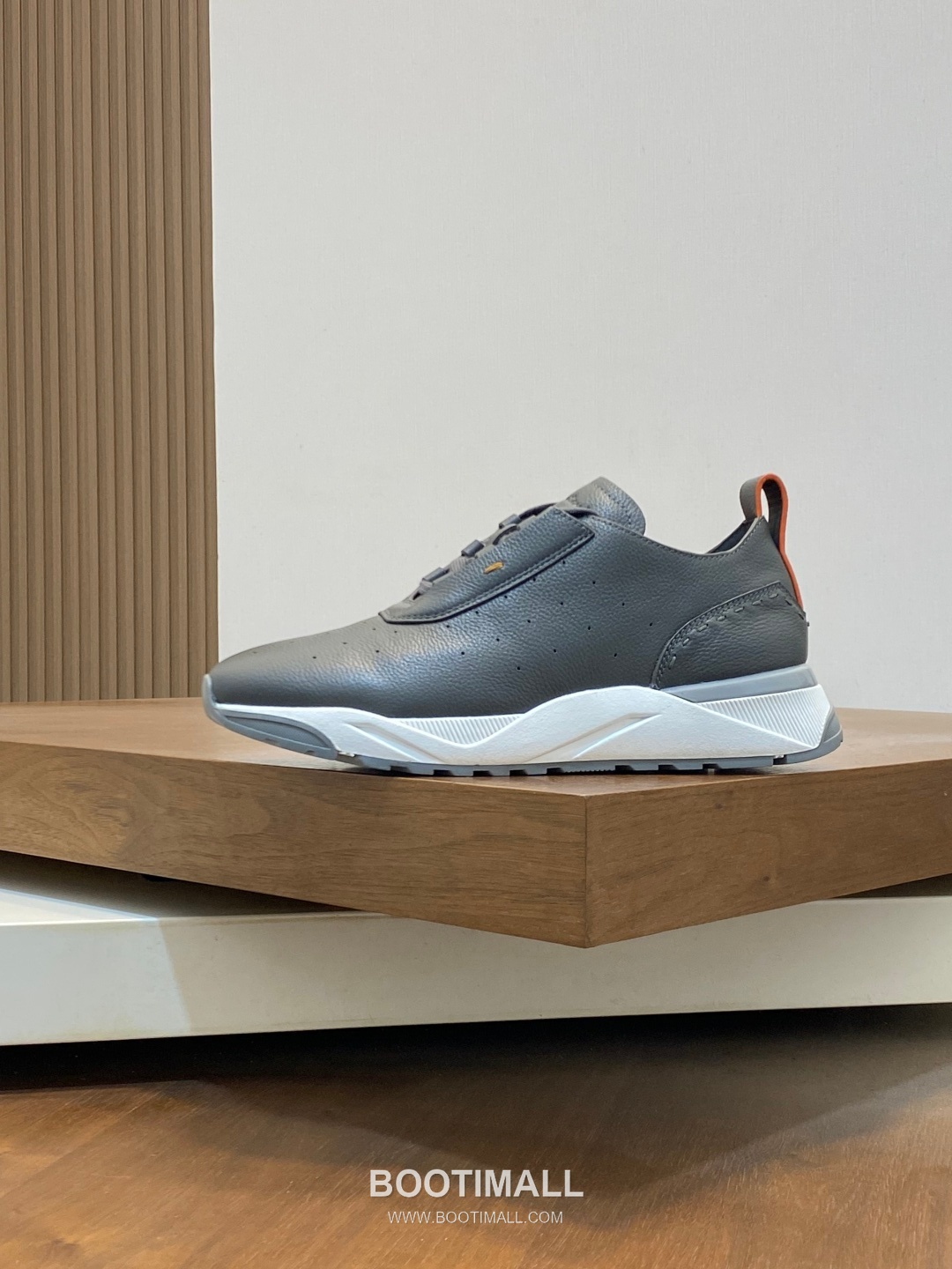 Santoni Calf Leather Low Top Sneaker 산토니 카프 레더 로우탑 스니커즈 2